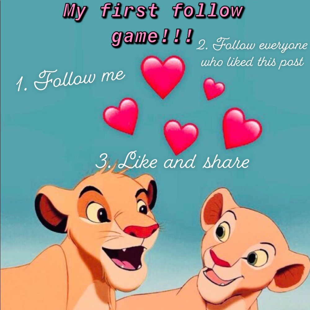 💕Tag, Like, and Share with your PFFs FOLLOW GAME